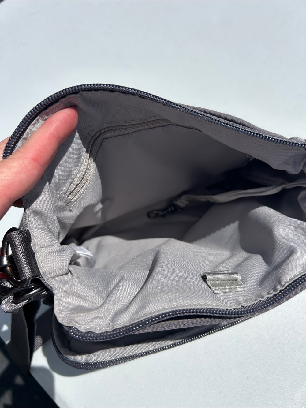 Baggallini Gray Marais RFID Crossbody Bag - Picture 11 of 14